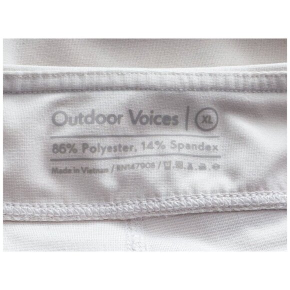Outdoor Voices NWOT Court Skort in White 4-5" Women's Size XL - Picture 3 of 10